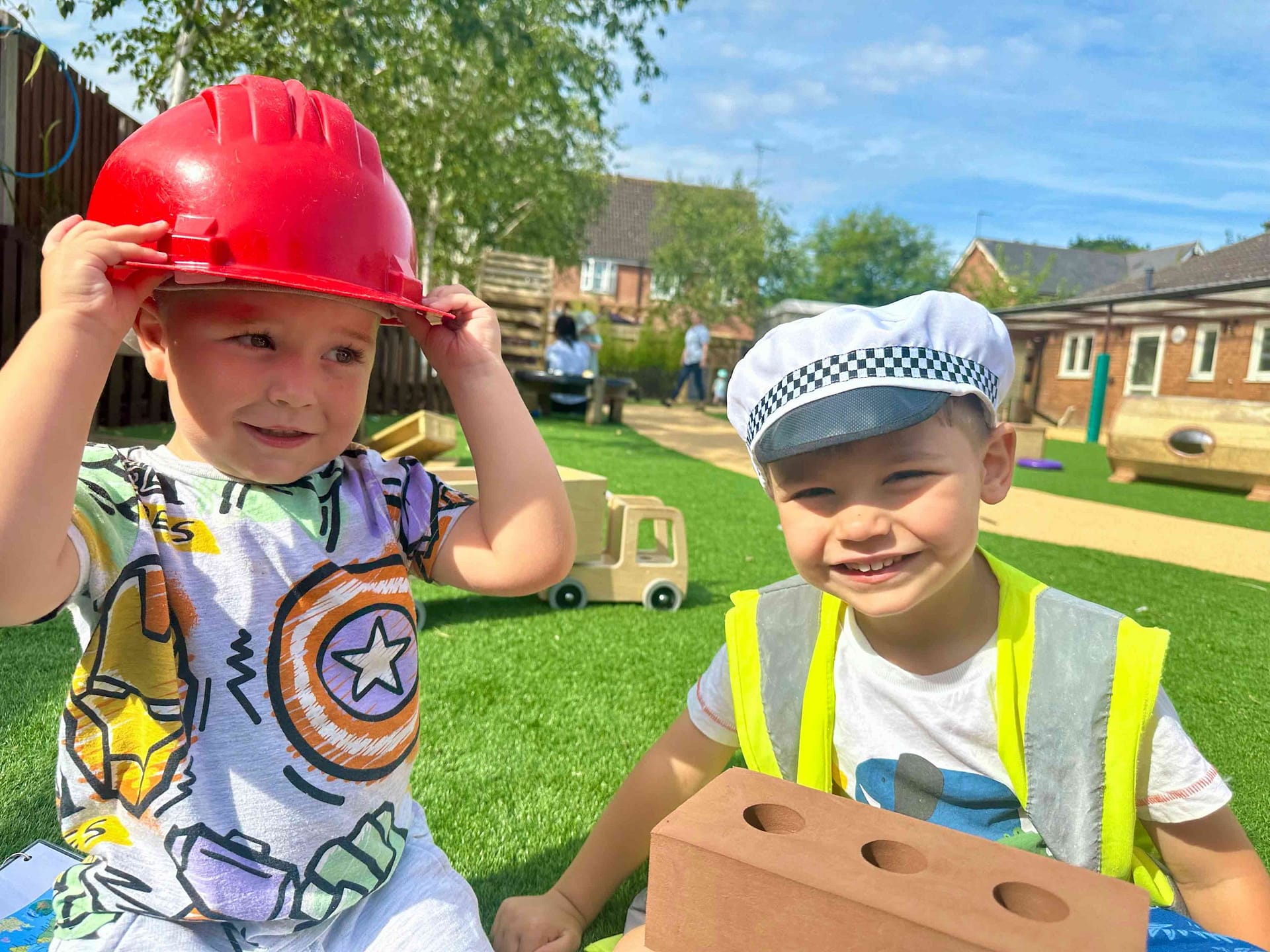 seymour nursery outdoor playtime